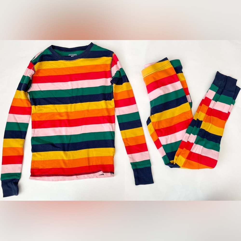 Old Navy Navy, Multi colored Striped Pajamas